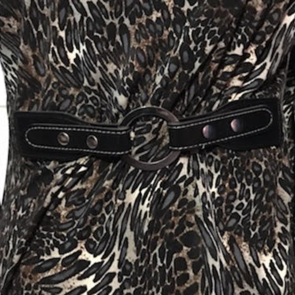 ANIMAL PRINT DRESS. - Picture 5 of 5